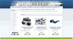 Desktop Screenshot of 3d-foto-shop.de