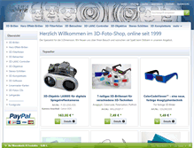 Tablet Screenshot of 3d-foto-shop.de